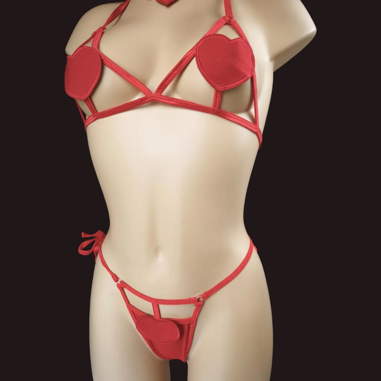 2-delige set - Bh met hart & bijpassende string - Nieuw / Maat L/XL (40 – photo 12